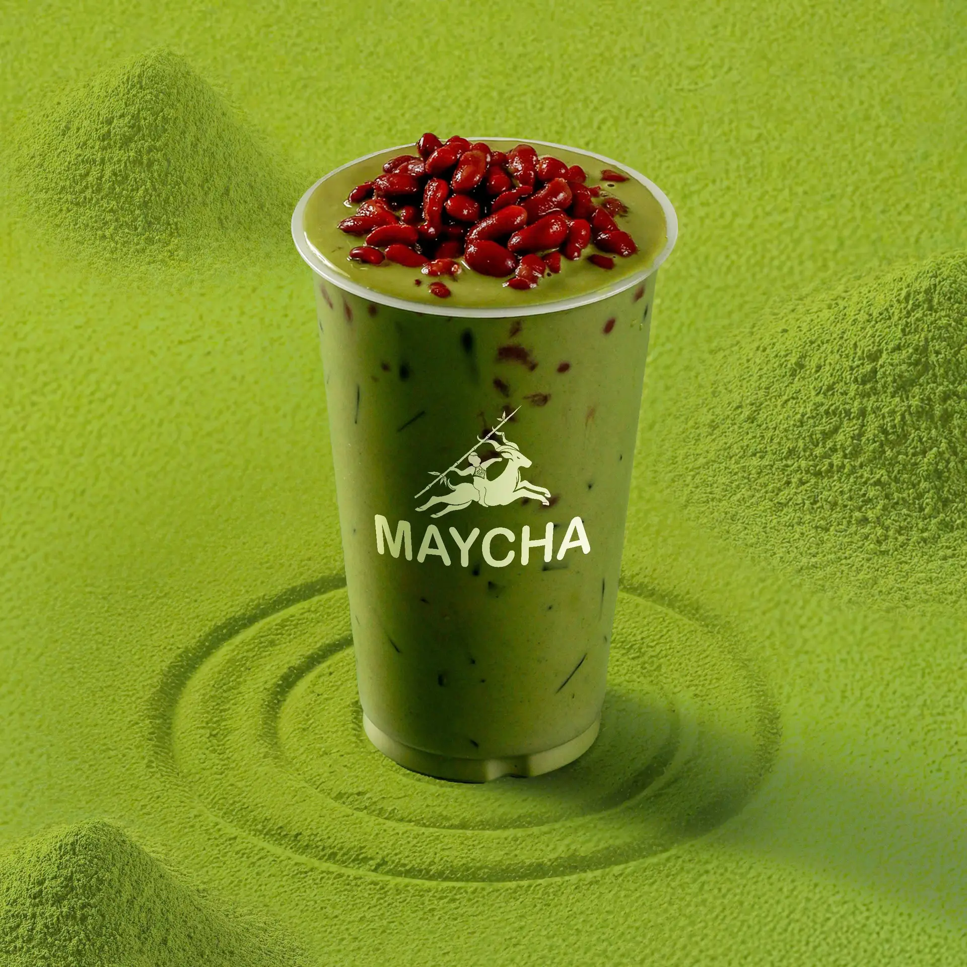 Hình ảnh Trà Sữa Matcha Đậu Đỏ