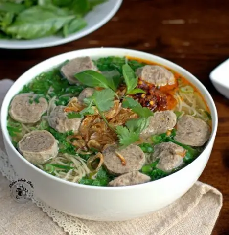 Hình ảnh Mì gói bò viên