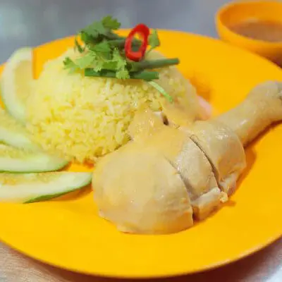 Hình ảnh Cơm đùi gà luộc chặt