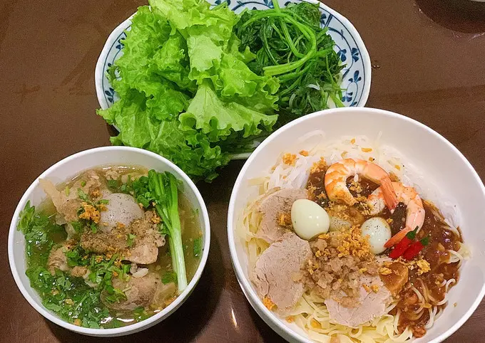 Hình ảnh Hủ tiếu mì nam vang nước 