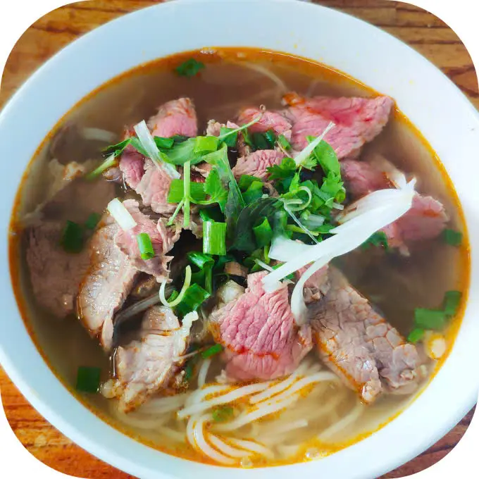 Hình ảnh Bún bò tái 