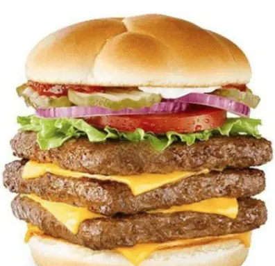 Hình ảnh Triple cheeseburger