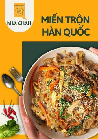 Hình ảnh Miến trộn Hàn Quốc
