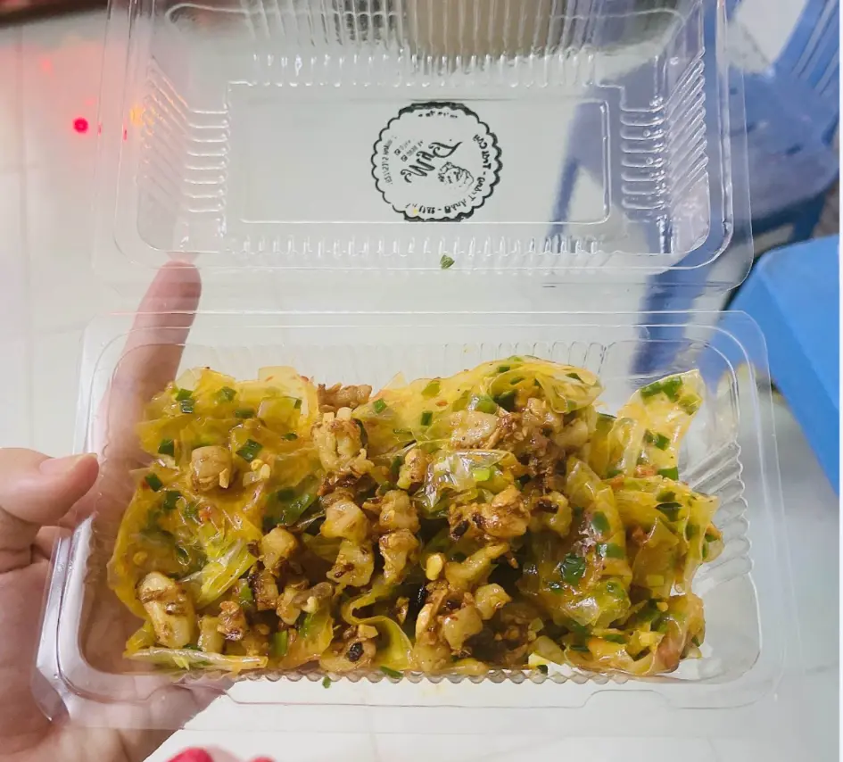 Hình ảnh Bánh tráng trộn siêu hành tóp mỡ