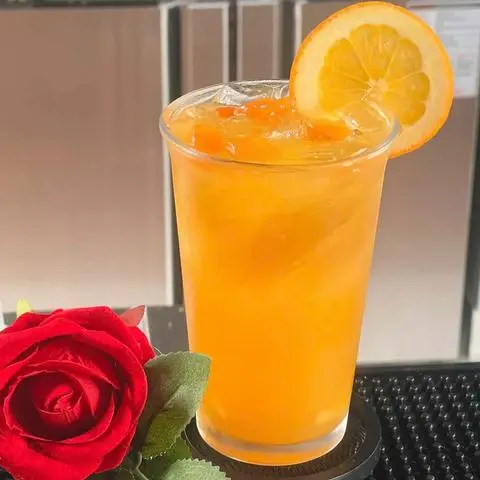 Hình ảnh Trà xoài cam đào