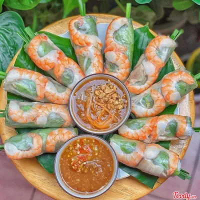 Hình ảnh Combo 10 Gỏi Cuốn Tôm Thịt - 1chai cocA