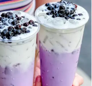 Hình ảnh Trà sữa sốt khoai môn