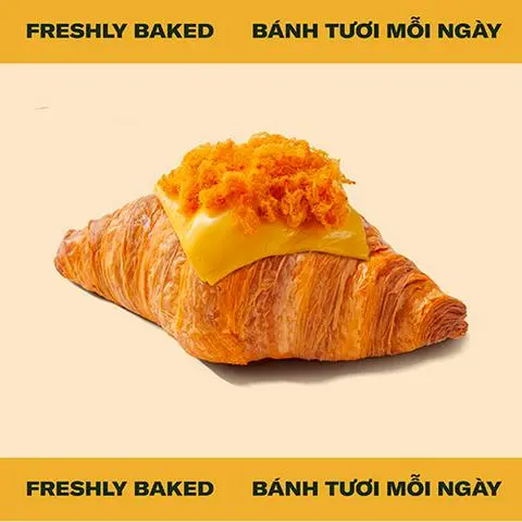 Hình ảnh Bánh Croissant Phô Mai Chà Bông (FB)