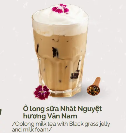 Hình ảnh Ô long sữa Nhật Nguyệt hương Vân Nam