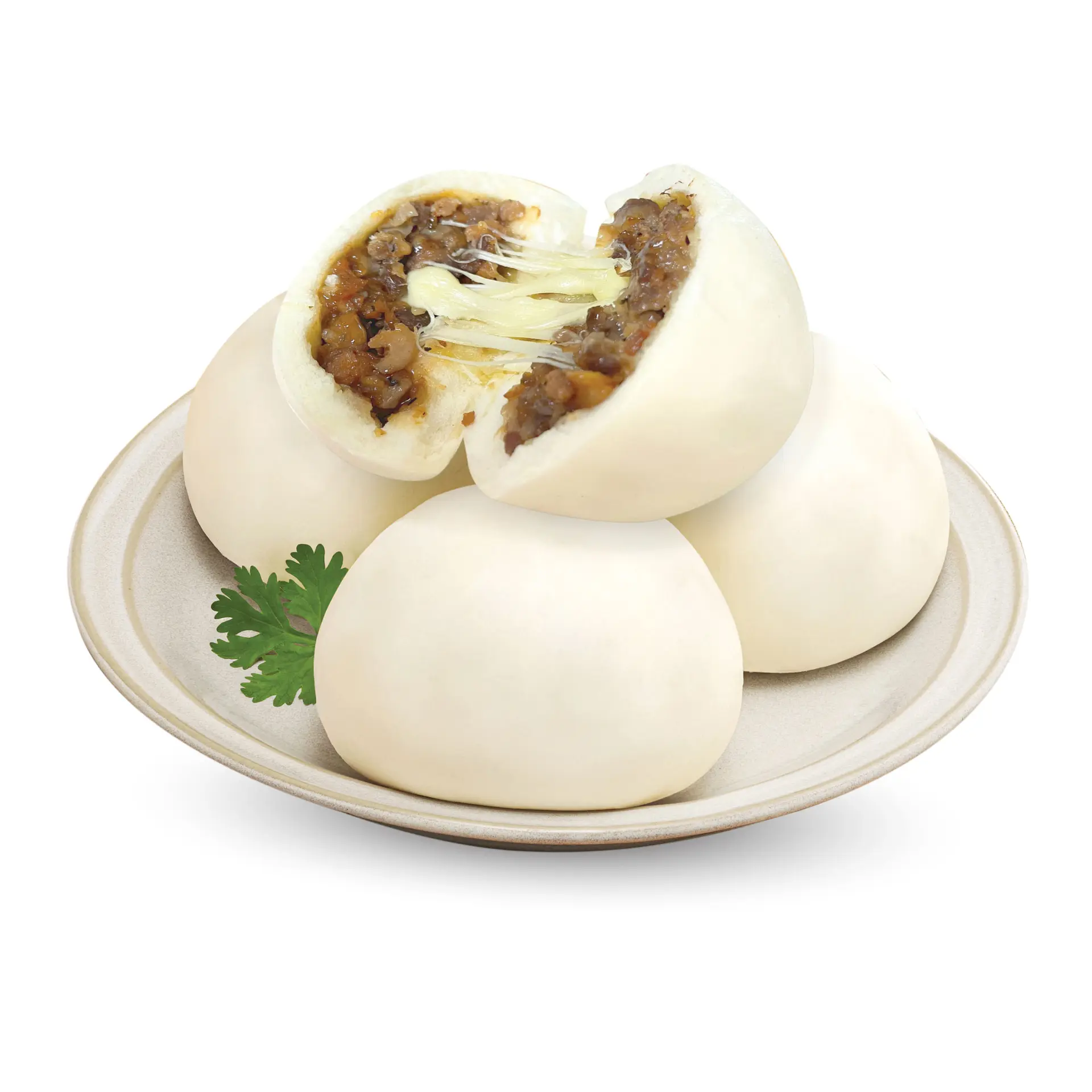 Hình ảnh Bánh Bao Bò Pi-za Phô Mai