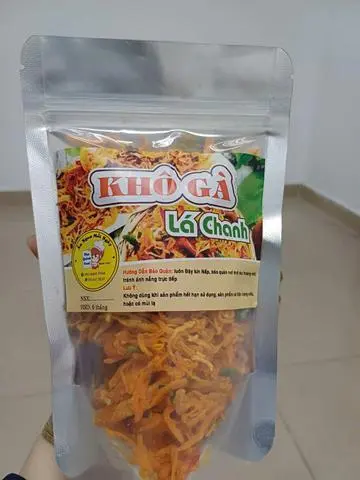 Hình ảnh Khô gà lá chanh loại 1 - 100gr