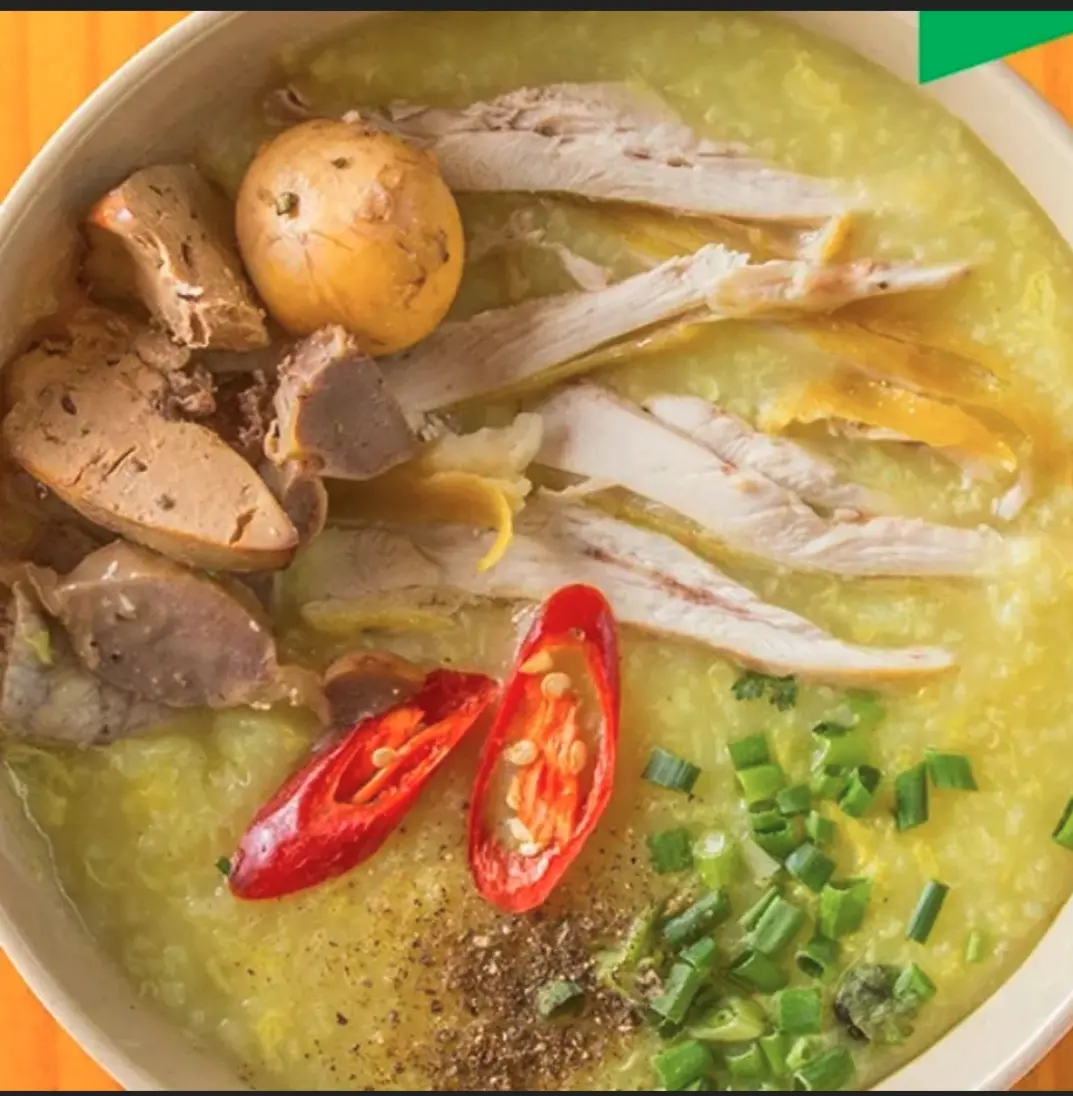 Hình ảnh Cháo lòng gà trứng non