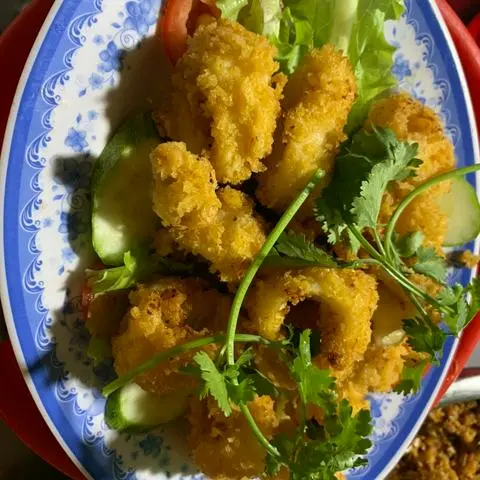 Hình ảnh Mực chiên giòn