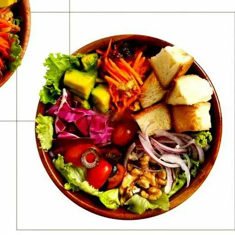 Hình ảnh Rainbow salad bowl vegan