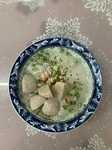 Hình ảnh Cháo thịt bằm - bò viên