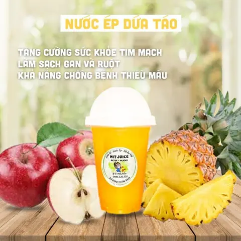 Hình ảnh Nước ép dứa táo