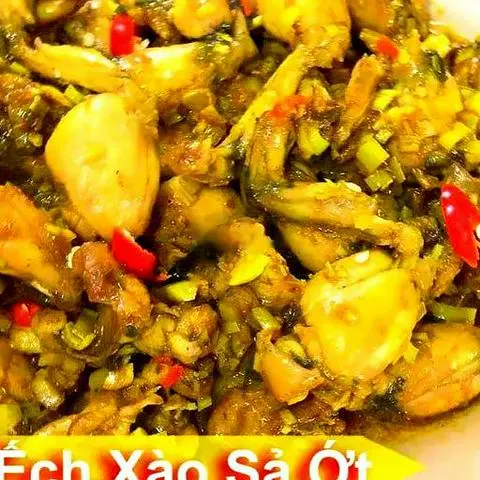 Hình ảnh Cơm ếch xào sả ớt