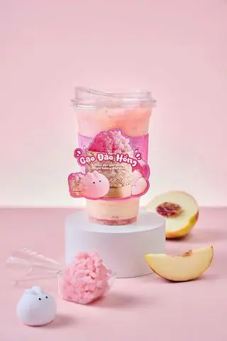 Hình ảnh Ô Long Gạo Đào Hồng