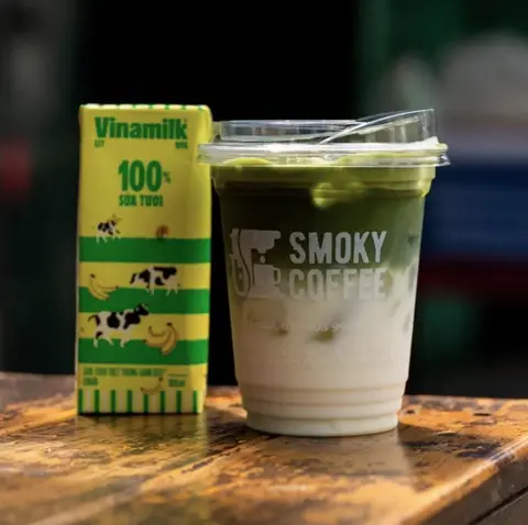 Hình ảnh Matcha sữa chuối