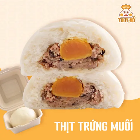 Hình ảnh Bánh bao thịt trứng muối