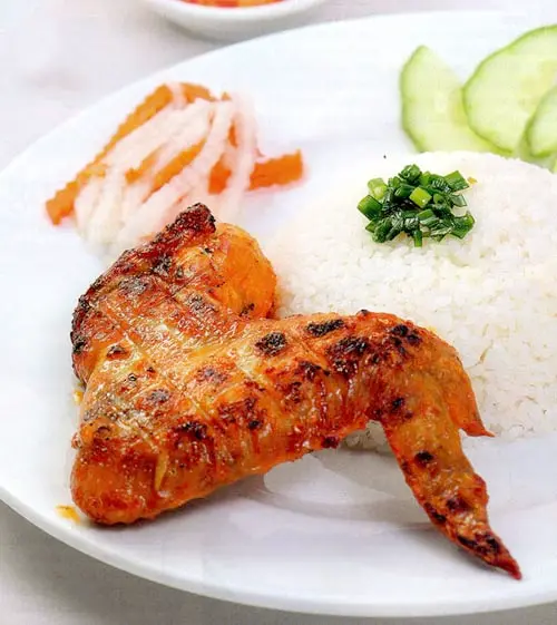 Hình ảnh Cơm Cánh Gà Chiên Mắm