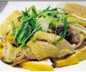 Hình ảnh Gà ta hấp hành 1/2 con
