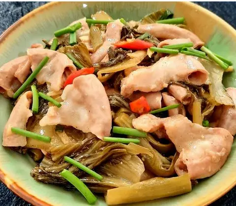 Hình ảnh Lòng xào cải chua