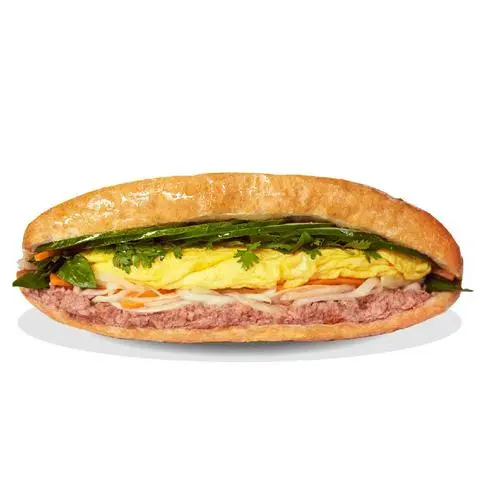 Hình ảnh Bánh mì thịt chả trứng