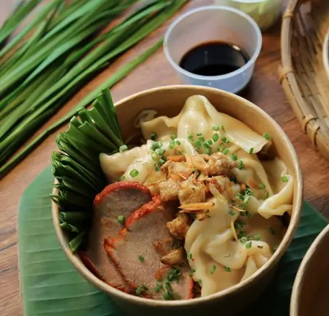 Hình ảnh Sủi cảo khô xá xíu