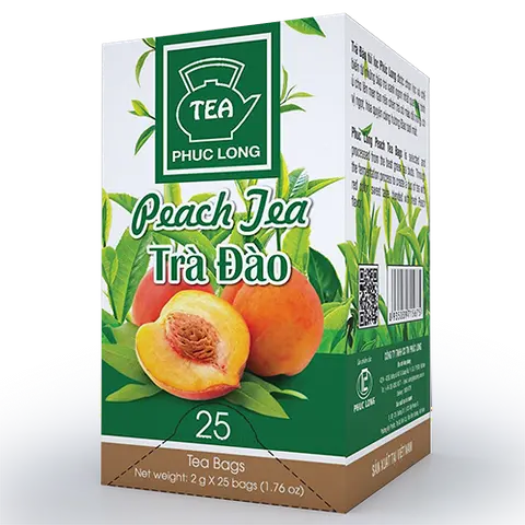 Hình ảnh Trà đào túi lọc 2g x 25gói