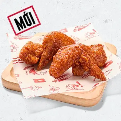 Hình ảnh Cánh Gà Giòn Xốt Hàn Mật Ong (4 Miếng)