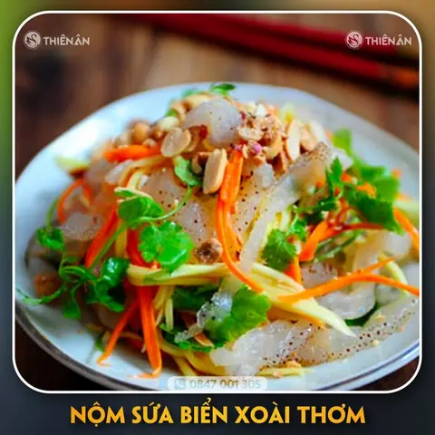 Hình ảnh Nộm sứa biển xoài thơm