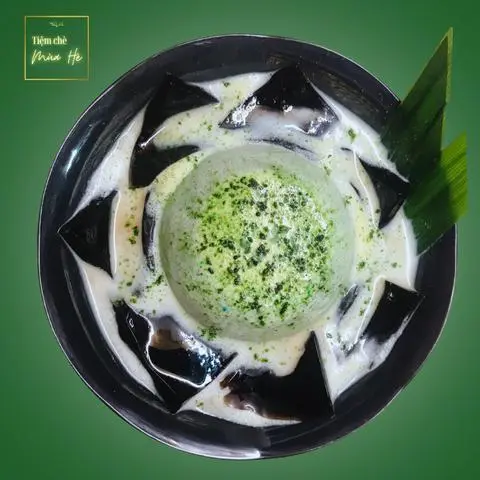 Hình ảnh Tàu hũ matcha sương sáo