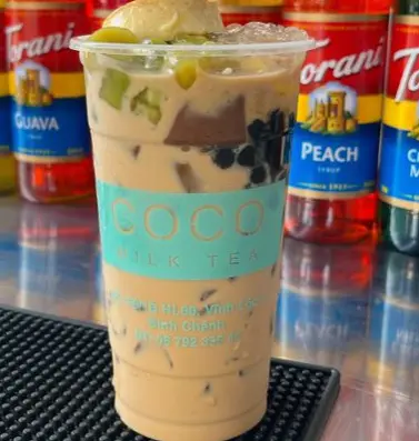 Hình ảnh Trà sữa truyền thống full topping