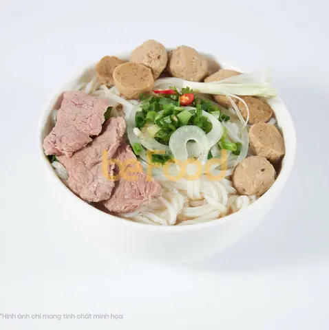 Hình ảnh Phở tái bò viên