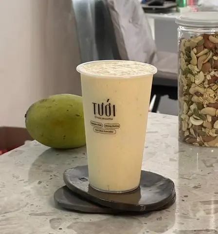 Hình ảnh Sinh tố táo - xoài