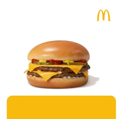 Hình ảnh Burger 2 lớp bò phô mai