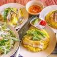Hình ảnh Cơm gà xé + canh lá giang