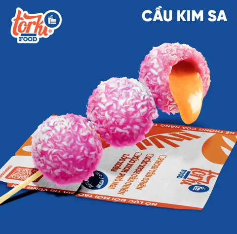 Hình ảnh Phần 3 Viên Cầu Kim Sa Chiên Giòn