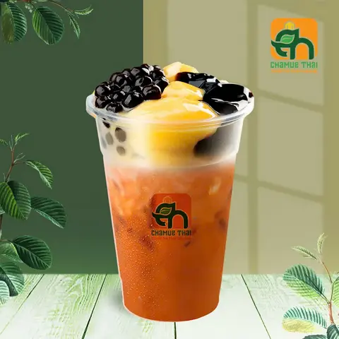 Hình ảnh Trà sữa Thái đỏ caramel thập cẩm