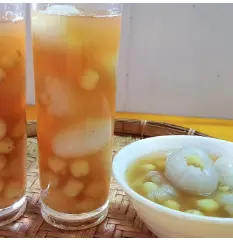 Hình ảnh Trà vải hạt sen
