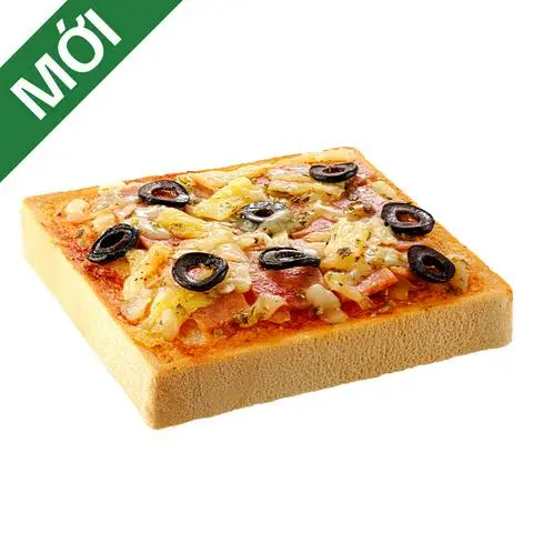 Hình ảnh Bánh pizza kẹp kiểu Hawaii