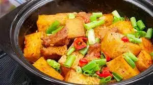 Hình ảnh Thịt kho đậu hũ