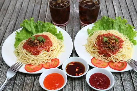 Hình ảnh Combo mì Ý bò bằm - pepsi