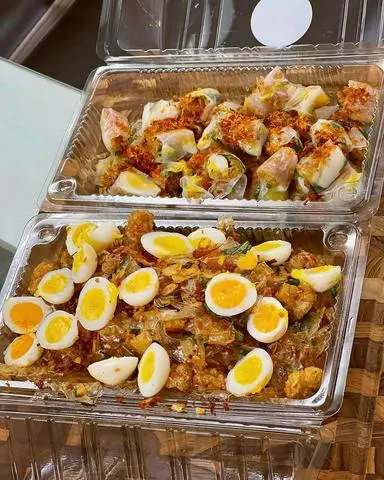 Hình ảnh Bánh tráng thịt bằm - trứng cút