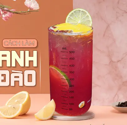 Hình ảnh Trà chanh đào hồng - L