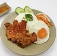Hình ảnh Cơm sườn - ốp la