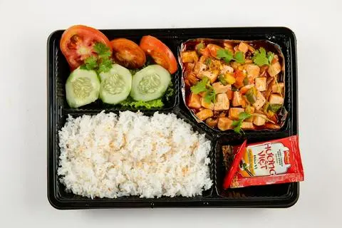 Hình ảnh Cơm đậu hũ Tứ Xuyên - canh chay