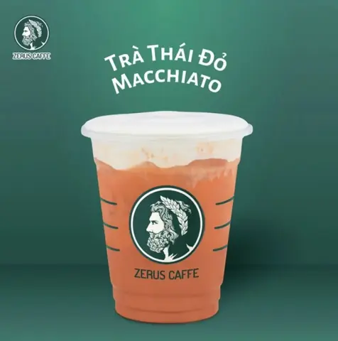 Hình ảnh Trà Thái đỏ macchiato