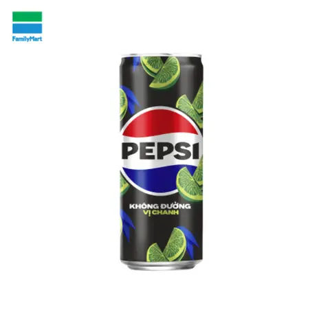 Hình ảnh Pepsi Vị Chanh Không Calo Lon Cao 320Ml